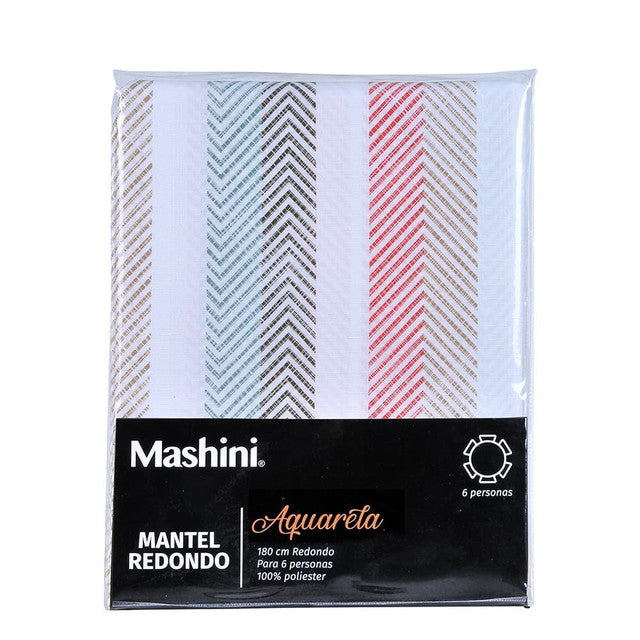 empaque del Mantel Acuarela 180 cms Arya | Mashini