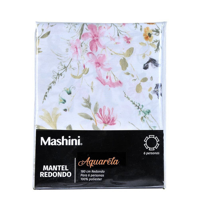 empaque del Mantel Acuarela 180 cms Flower | Mashini