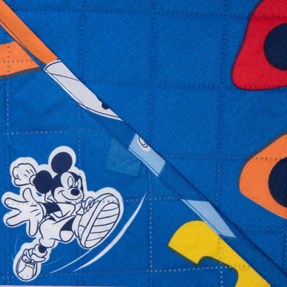 Quilt 1.5 Plazas Infantil Estampado Mickey Sports