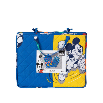 Quilt 1.5 Plazas Infantil Estampado Mickey Sports