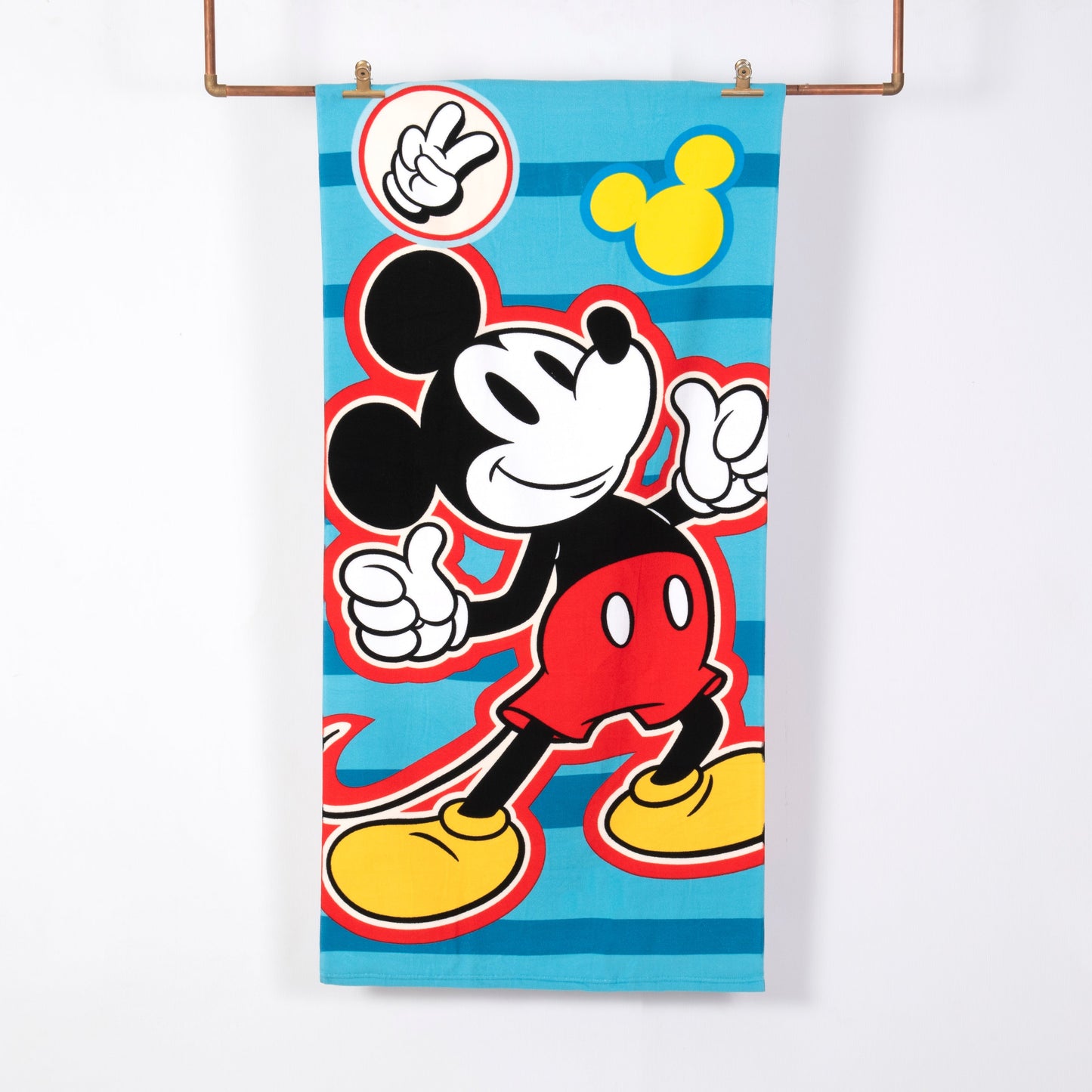 Toalla Playa 70x140 Mickey Dedos