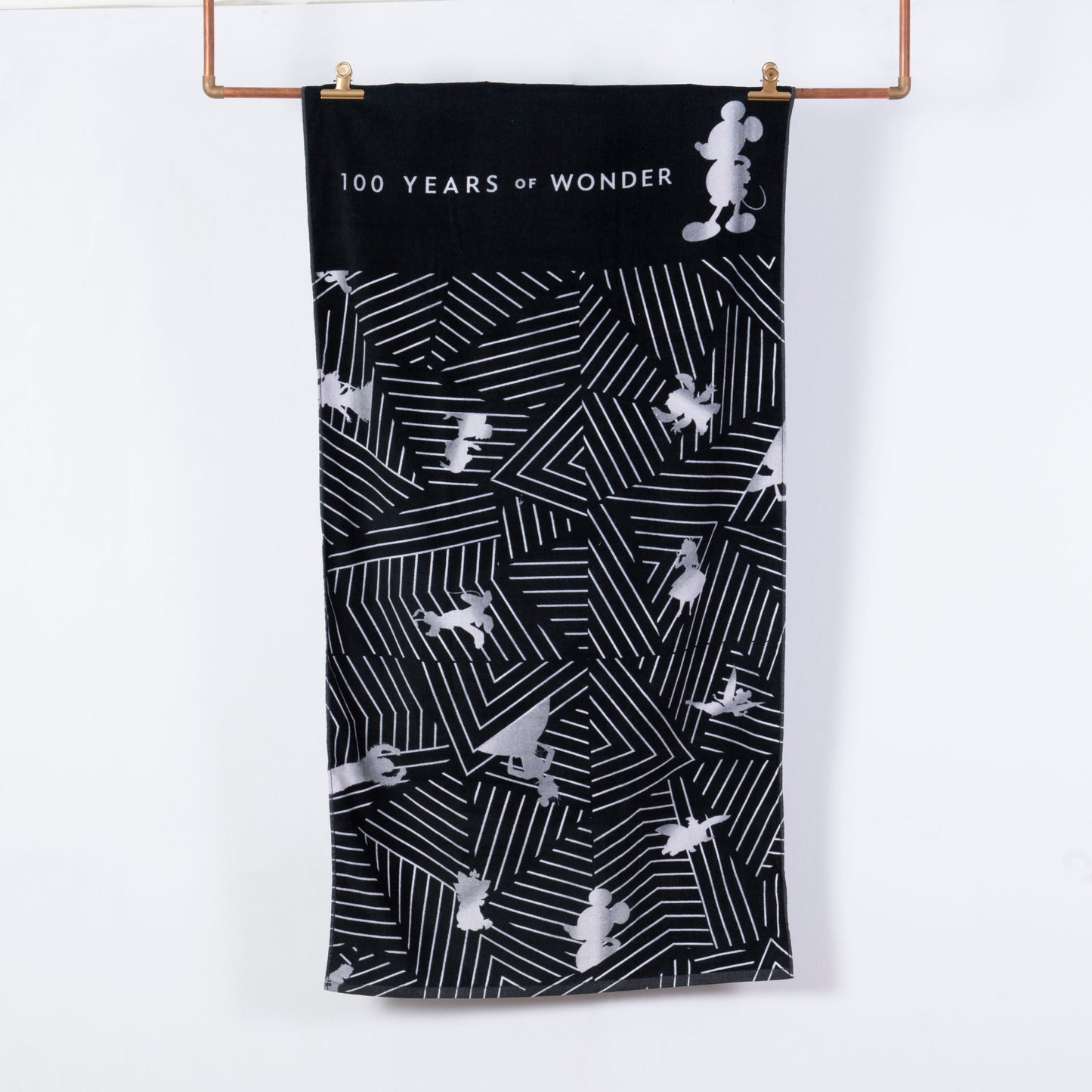 Toalla Playa con Bolso 70x140 + 33x42 Disney 100 Wonder