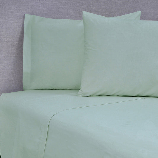 Sabana King 144 Hilos Colores Lisos Verde