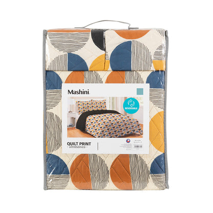 Quilt King Microfibra Estampado Circle