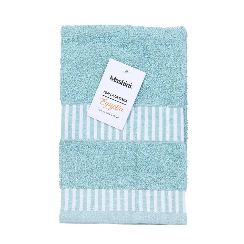 Toalla Egyptia 460 grs 30x50cms Turquesa