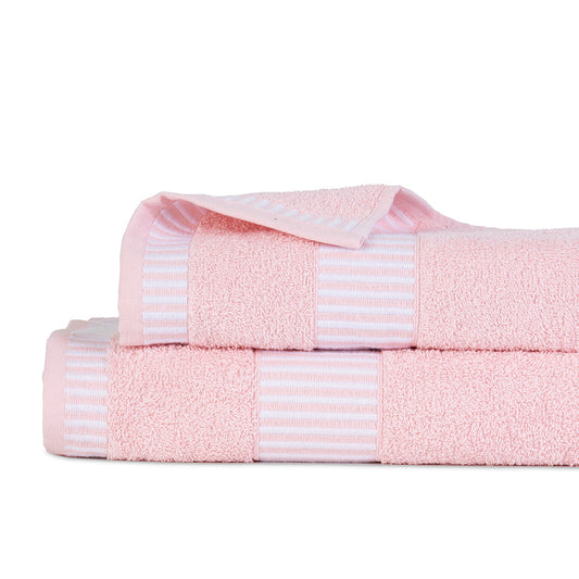 Set 2 Toallas Egyptia 460 grs 70x140/45x90cms Rosado