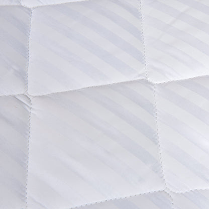 Cubrecolchón 1.5 Plazas Ajustable Blanco