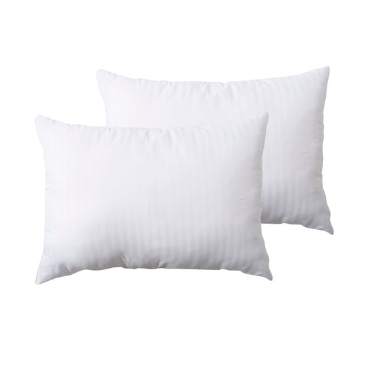 Set 2 Almohadas Microfibra Rectas 50x70 cms Blanca