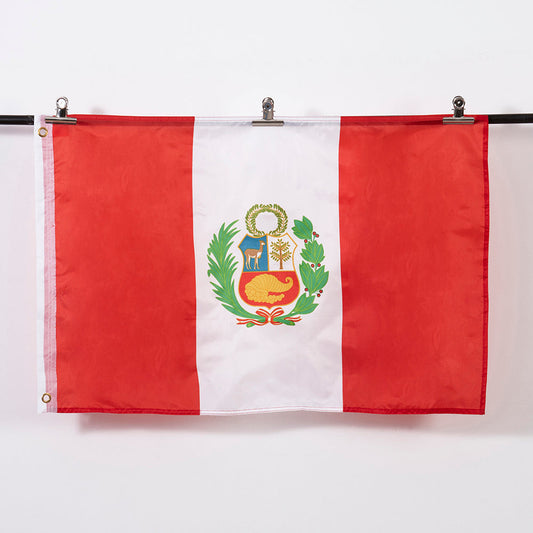 Bandera de Perú Estampada 60x90 cms