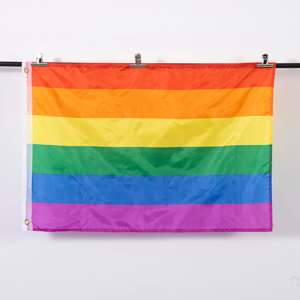 Bandera Arcoiris Estampada 60x90 cms