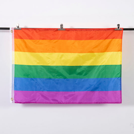 Bandera Arcoiris Estampada 60x90 cms