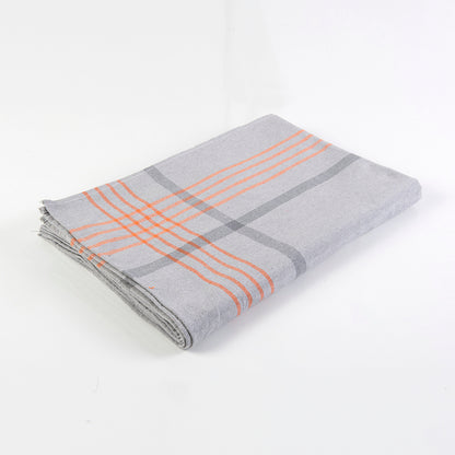 Mantel Tartan 180 cms Redondo Gris