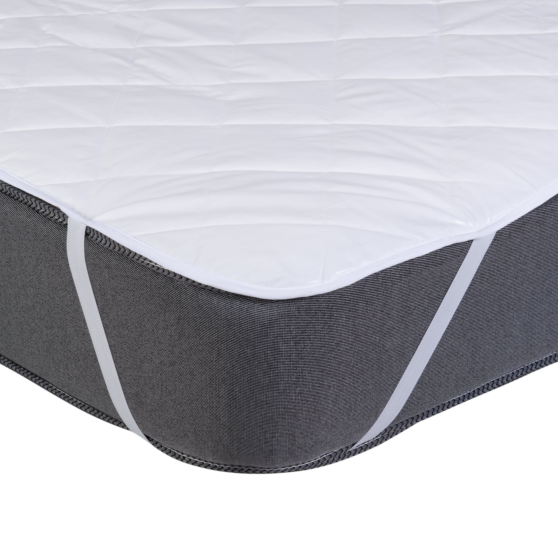 Cubrecolchon 1.5 Plazas Impermeable Linea Hotel Blanco