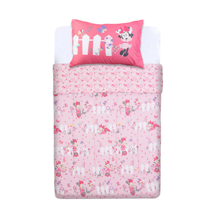 Plumón 1.5 Plazas Microfibra Minnie Jardin