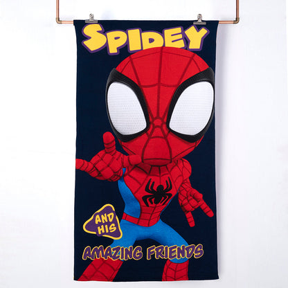 Toalla Playa con Bolso Spiderman Friend