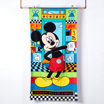 Toalla Playa Algodon 70x140 cms Mickey Juego