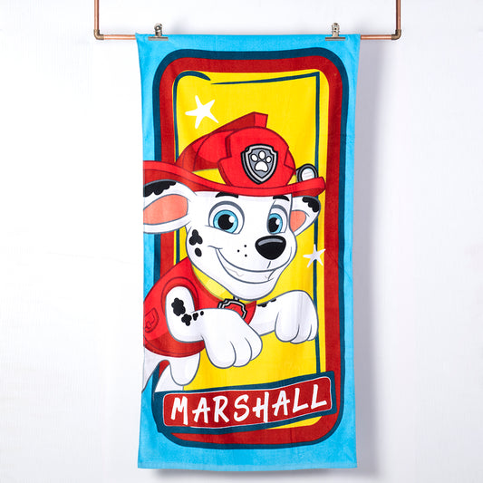 Toalla Playa Algodon 70x140 cms Paw Patrol Marshal