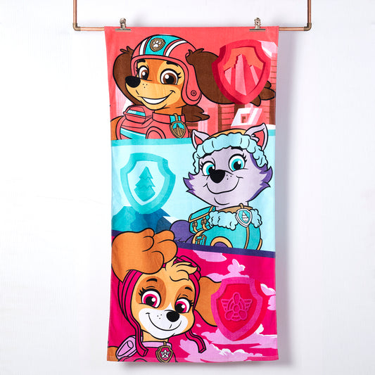 Toalla Playa Algodon 70x140 cms Paw Patrol Amigas