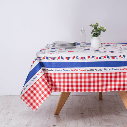 Mantel Fechas Patrias 150x210 cms Rectangular Fiesta