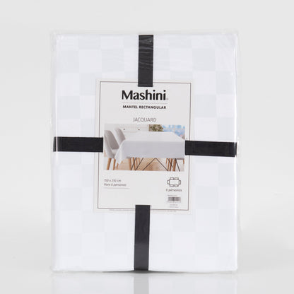 Mantel Fechas Patrias 150x210 cms Rectangular Blanco