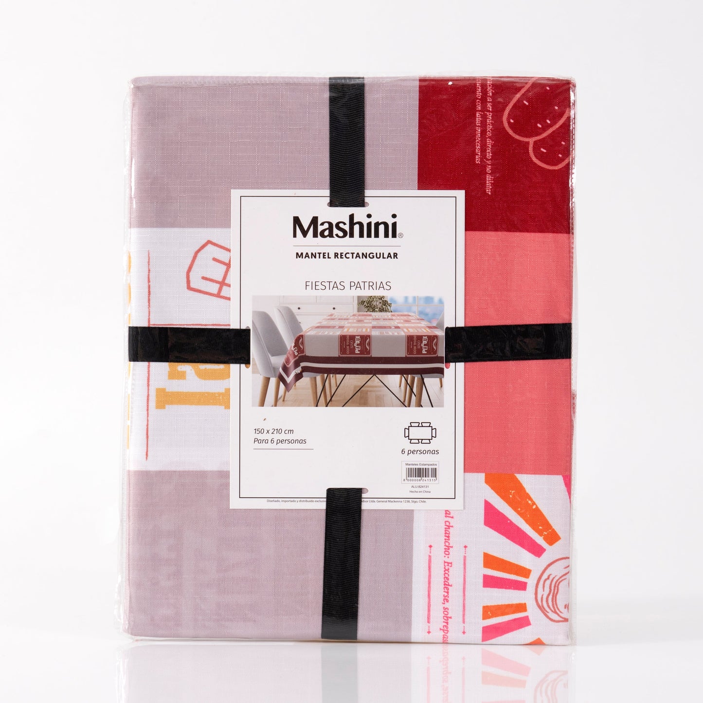 Mantel Fechas Patrias 150x210 cms Rectangular Patchwork