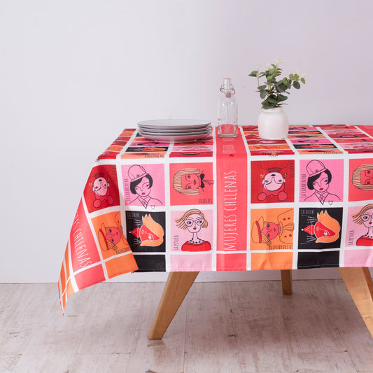 Mantel Fechas Patrias 150x210 cms Rectangular Chilenas