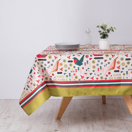 Mantel Fechas Patrias 150x210 cms Rectangular Aves