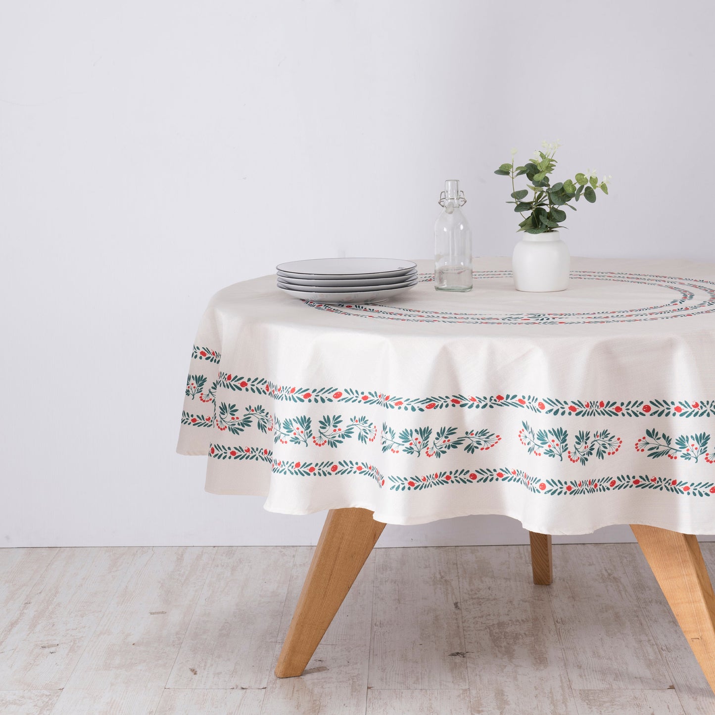 Mantel Navidad 180 cms Redondo Pascua