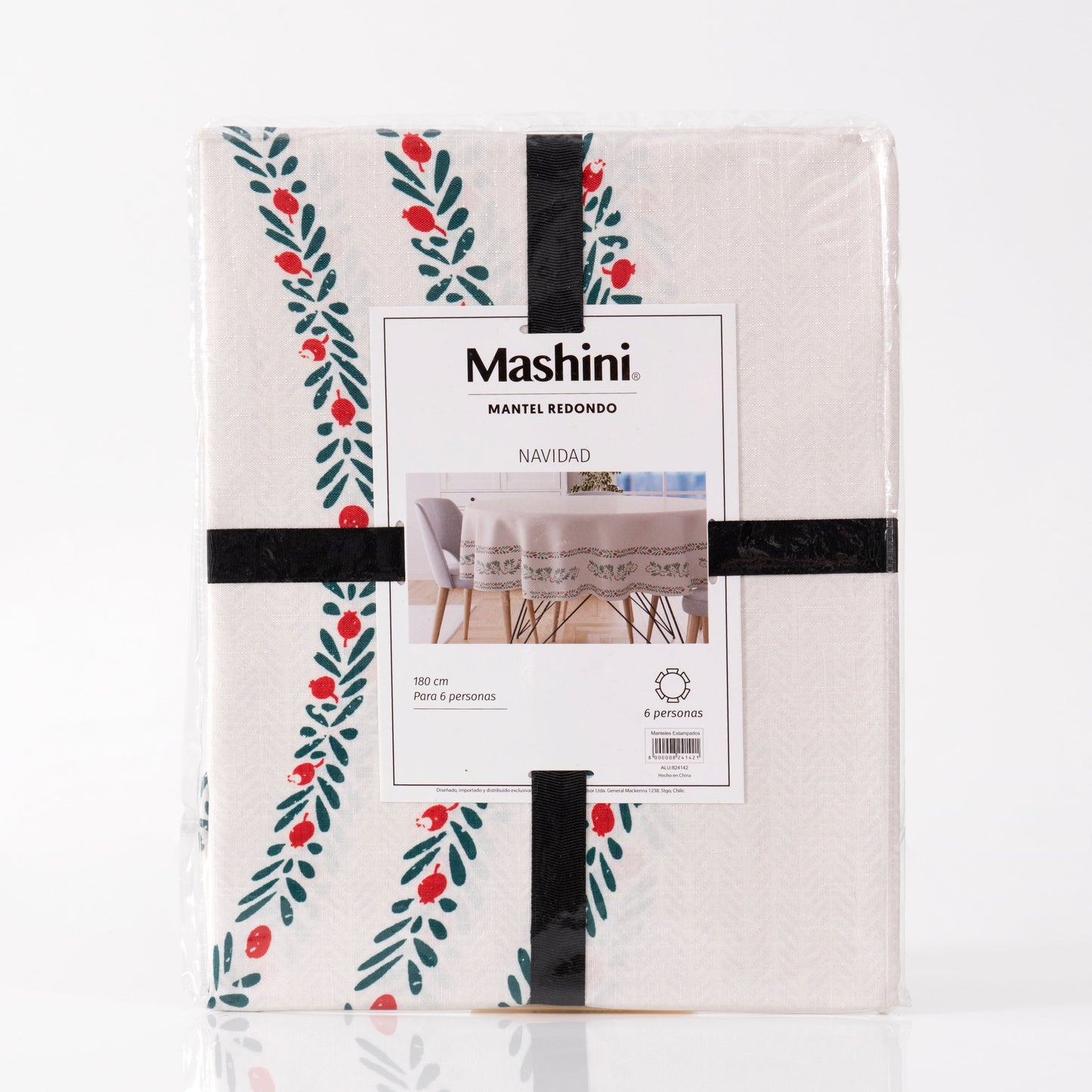 Mantel Navidad 180 cms Redondo Pascua
