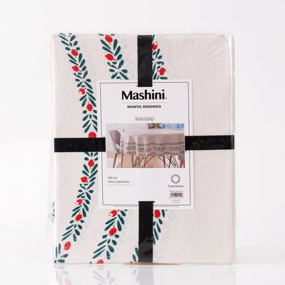 Mantel Navidad 180 cms Redondo Pascua