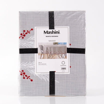 Mantel Navidad 180 cms Redondo Merry