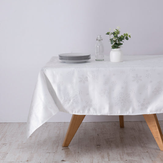 Mantel Navidad 150x210 cms Rectangular Copos