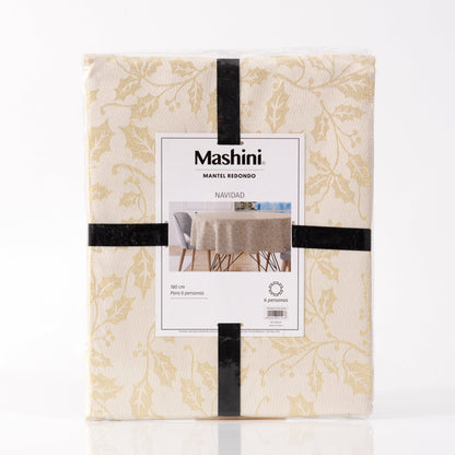 Mantel Navidad 180 cms Redondo Belén