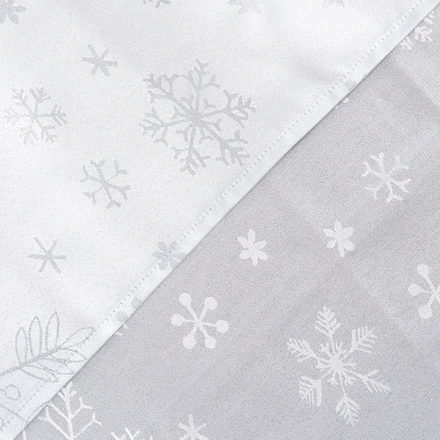 Mantel Navidad 180 cms Redondo Copos