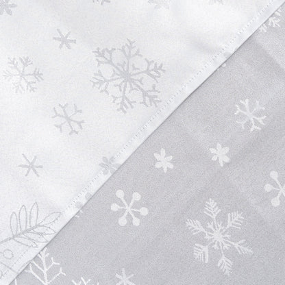 Mantel Navidad 180 cms Redondo Copos