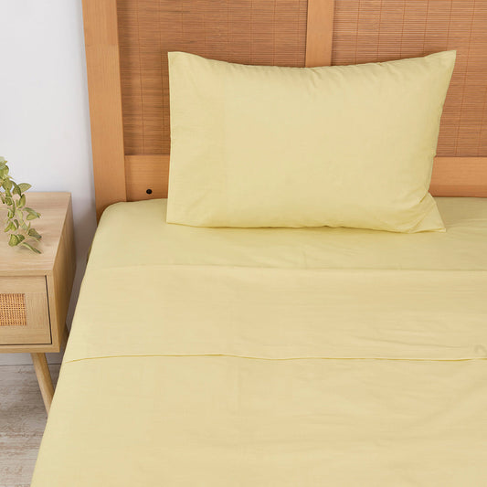 Sábana 1.5 Plazas 144 Hilos Colores Lisos Lima