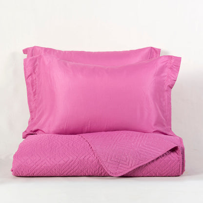 Quilt 2 Plazas Cordoba Fucsia