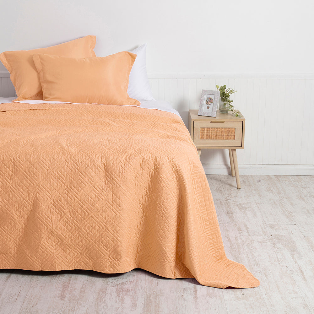 Quilt 2 Plazas Cordoba Peach