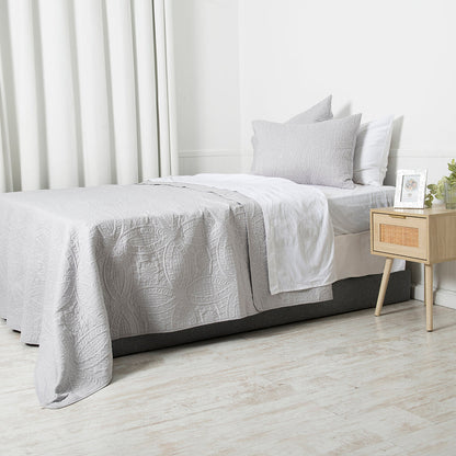 Quilt 1.5 Plazas Portugal Gris
