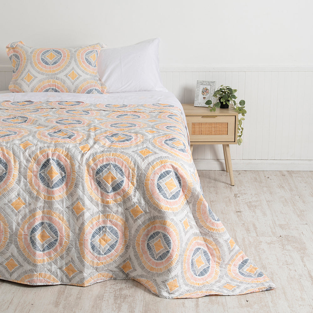 Quilt 1.5 Plazas Madrid Estampado Ball