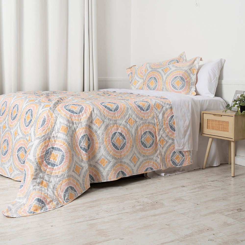 Quilt 1.5 Plazas Madrid Estampado Ball