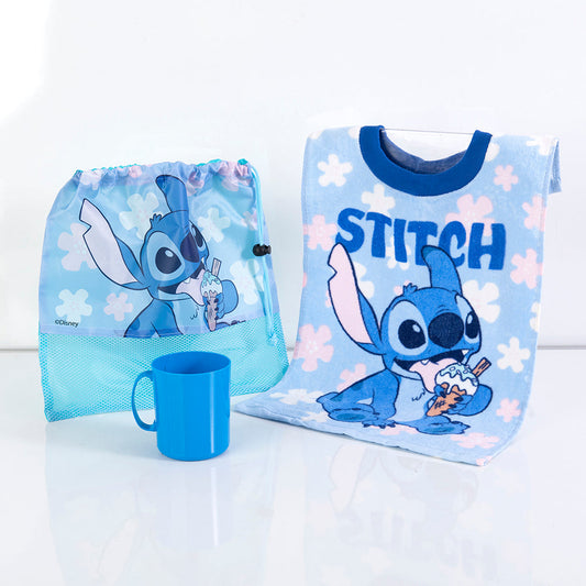 Set Toalla, Taza y Bolso Stitch Helado