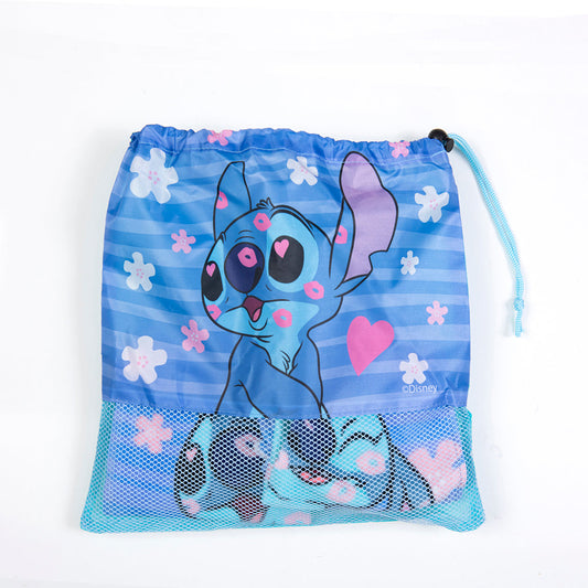 Set Toalla, Toalla de cara y Bolso Stitch Enamora