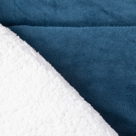 Plumón 2 Plazas Coral Sherpa Azul