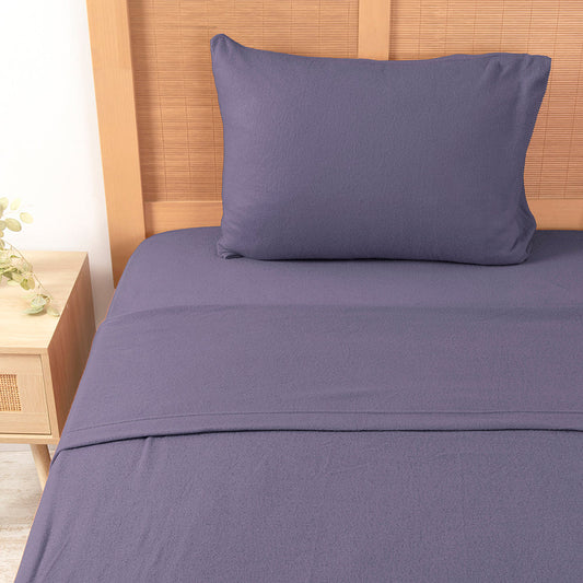 Sábana 1.5 Plazas Polar Lisa Morado