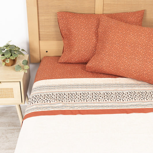 Sábana 2 Plazas 144 Hilos Estampado Animal