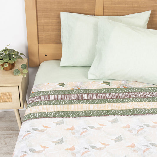 Sábana King 144 Hilos Estampado Garden