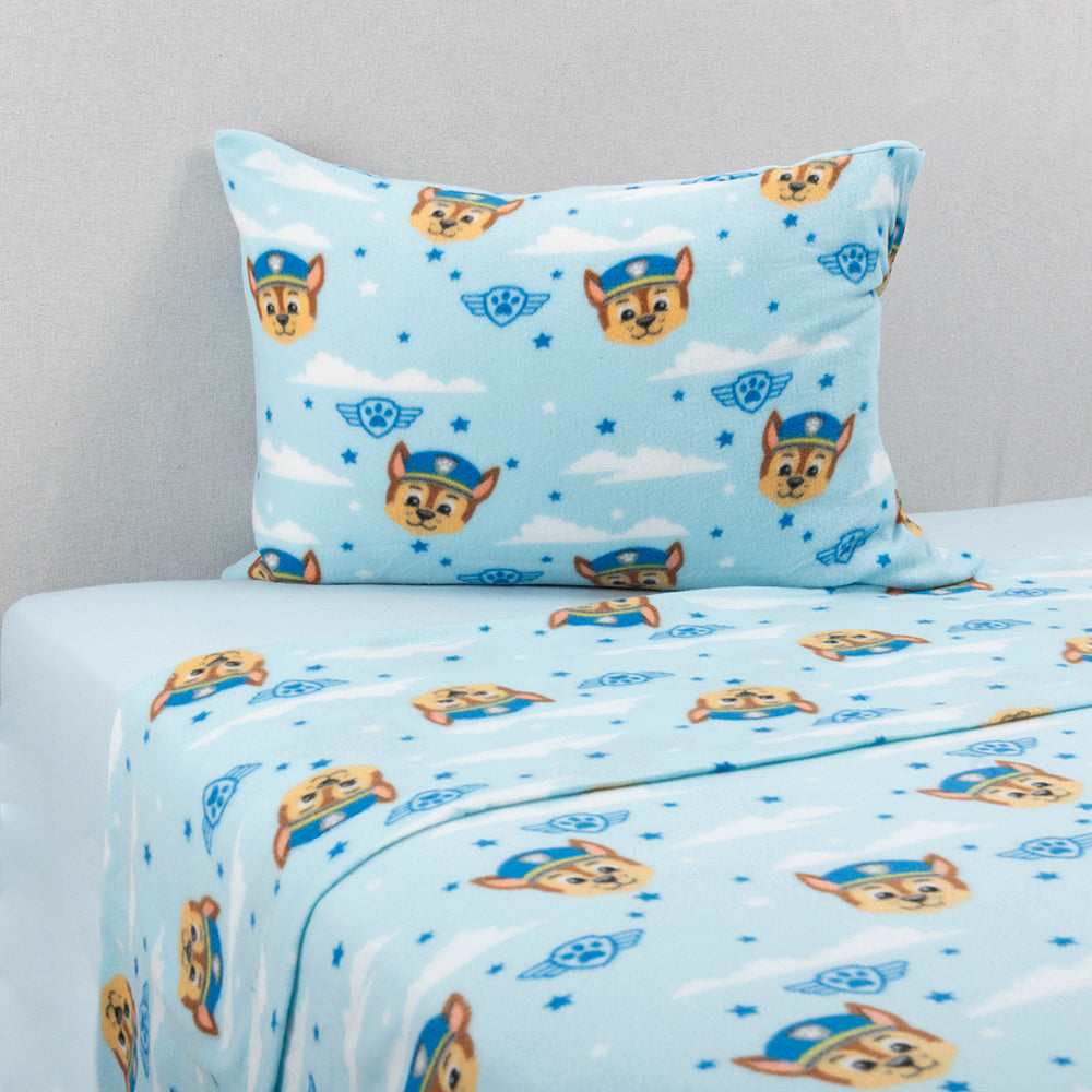 Sábana 1.5 Plazas Polar Estampado Paw Patrol Niño Aviador