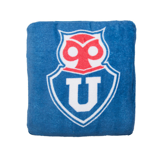 Manta Cojín 120x200/40x40 cms U de Chile