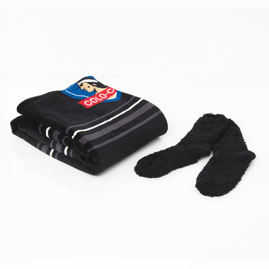 Set de Descanso Manta y Calcetines Colo-Colo